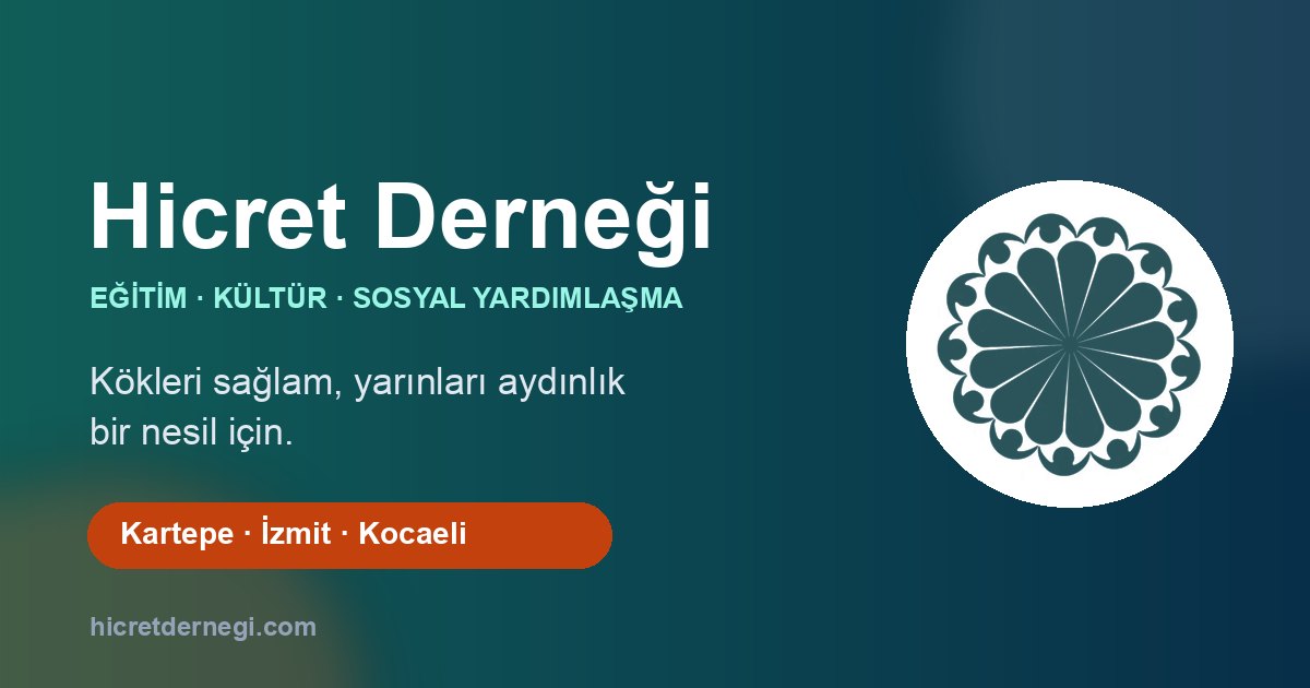 Hicret Eğitim Kültür Ve Sosyal Yardımlaşma Derneği logo